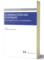La Resolución del Contrato. En el Derecho Civil Contemporáneo
