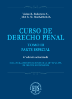 Curso de Derecho Penal Tomo III, Parte Especial, 6°Edición